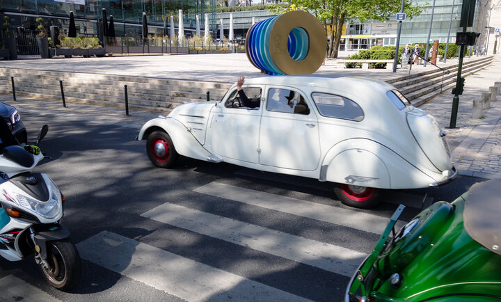 Parade de voitures anciennes